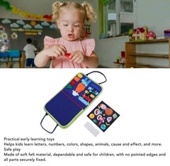 Toddler Learning Sensory Toddler Activity Board Develop Fine Motor Skills…73