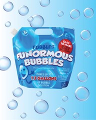 Little Kids Bubbles by Fubbles| Bubble Solution Refill | 169oz Non Toxic Bubb…