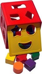 Juguete clasificador de formas para niños, agarre fácil para bebés