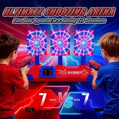 Shooting Toys for 3-12 Old Boys, Hero Styles with Glowing Web&Sounds,LCD Sco…