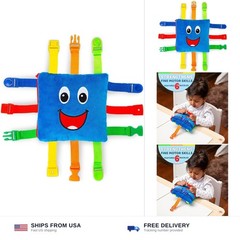 Buckle Toys – Boomer Square – Learning Activity Toddler Plane Travel Essentia…
