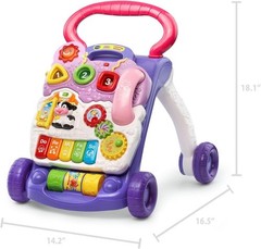 Sit-to-Stand Learning Walker Frustration Free Packaging, Lavender, Free Shipping