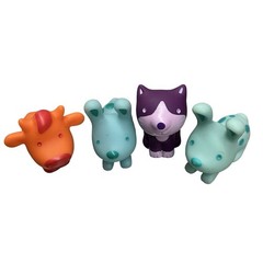 Djeco Farm Animals Baby Toddler Toy Topanifarm 18m+ Bunny Rabbit Cat Cow Lot