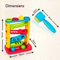 Durable Pound A Ball Toys for Toddler, Stacking, Learning, Active, Early Deve…