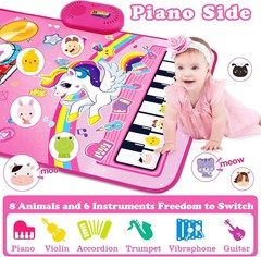 Toys for 1 Year Old Girl Gifts Baby Musical Mat Toddler Age 1-2 – 3 in