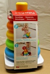 Fisher-Price Rock – A – Stack Educational Learning Toys Age 6 Months and Up New