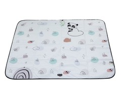 Tiny Love Black & White Décor Collection XL Outdoor Mat, Black & White