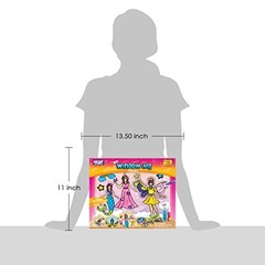| Suncatcher Kit | Arts and Crafts for Kids Ages 8-12 | Princess Window Art