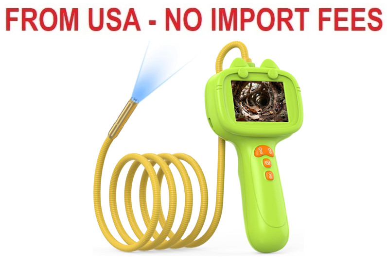 JDZ Kids Borescope Toy with Light, STEM Educational Toy, Birthday Gift for Boys