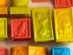 ABC Numbers Animals Educational Stacking Building Squishy Soft Rubber Toy Blocks