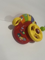 VTech Learn & Discover Driver Toy Steering Wheel Gear Shifter Mirror Lights