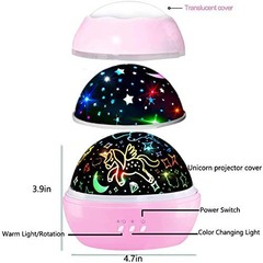 Unicorn Toys for 3-8 Year Old Girls,Star 4.7 x x 5.1 inches, Pink