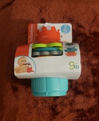 Infantino Stack O’ Fun Activity Toy – 7 Piece Stacking Cups, 9+ Months
