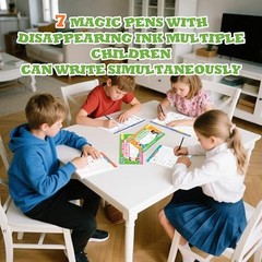 Tibibee Magic Grooved Handwriting Practice Books for Kids, Reusable Tracing Set