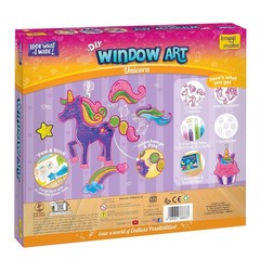 Imagimake Window Art Unicorn | Glass Painting Kit for Girls Age 5+ Glass paintin