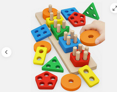 Montessori Wooden Educational Toys for Kids Learning Puzzles Shape Sorter Toy