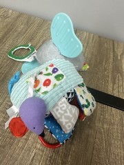 Eric Carle Elephant On-the-Go Developmental Activity Toy Crinkle Teether Sensory