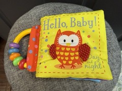 Mixed Brand Lot of 5 Soft Books Plush Stuffed Animal Baby Toy Crinkle Sensory