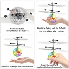 Toys for Boys Age 3 4 5 6 7 8 9 10 Year Old Kids Flying Robot MiniDrone Children