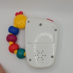 Baby Einstein Musical Handheld Rattle Toy, White/Multicolor, 3+ Months