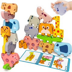 Sorting & Stacking Montessori Toys for 1 2 3 Year Old Boys Girls, Toddler Toys