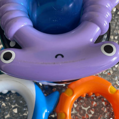 Preowned cute FAO Schwartz stack & sea creature tower 0 month unisex baby toys