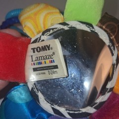 Tomy Lamaze Pirate Plush Octopus Baby Rattle Crinkle Teether Multicolor Infant