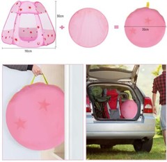 Ball Pit Kids Play Tent Toddler Girl Toys Indoor/Outdoor Playhouse Gift Portable