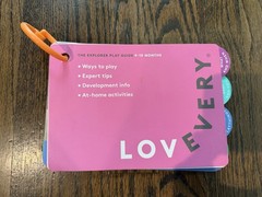 Lovevery The Explorer Play Guide Kit Book 9-10 Month Montessori Baby Toys Manual