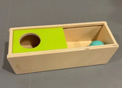 Lovevery Sliding Top Box Montessori Toy – The Thinker Play Kit (11-12M) – Wooden