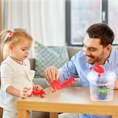 1-20pcs Jumping Frog Toy Parent-child Bounce Frogs Anxiety Toy for Kids Assorted