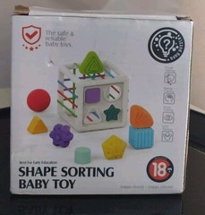 Baby Toddler Educational Shape Sorting Toy By Likee, Early Education 18m + NEW!