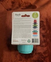 Infantino Stack O’ Fun Activity Toy – 7 Piece Stacking Cups, 9+ Months