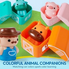 Learning Toy for Toddlers 1 2 3 Years Old, Counting, Farm Number Train