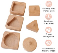 Montessori Shape Puzzle – Baby Puzzles for 1 Year Olds – Baby’s First Puzzle …