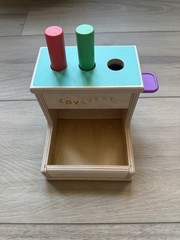 Lovevery Wooden Peg Drop Montessori Development Toy Babies Toddlers With 2 Pegs