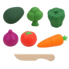 Soft-Touch Magnetic Fruit Cutting Toy Set for Toddler Sensory & Pretend Play USA