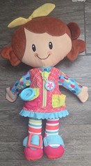 Toddler Learning Activity Doll Zipper Button Buckle Skills Toy for Kids