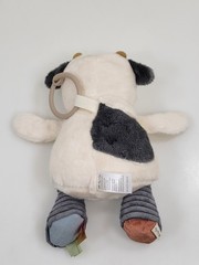 Itzy Ritzy Itzy Bitzy Mirror Sensory Tummy Time Cow Plush Toy
