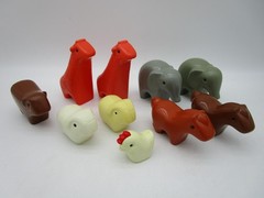 Vintage LITTLE TIKES Noahs Ark Replacement Animals Elephant Giraffe Choose ONE