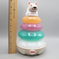 Fisher-Price Linkimals Llama Multicolor Lights Colors Musical Stacking Ring Toy