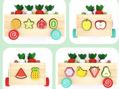 Multifunctional Radish and Fruit Pulling Cognitive Matching Children’s Toys