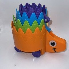 Fat Brain Toy Co. Hiding Hedgehogs Stacking Train Toy