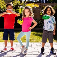 Nerf Ball Set – 3pc: Outdoor & Toy Sports Set for Kids