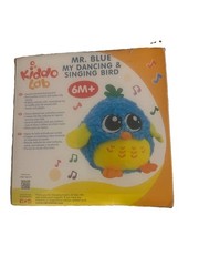 KiddoLab Mr. Blue Dancing & Singing Bird Musical Toy Blue Yellow Green 6M+