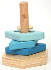 Rolimate Learning Education Shape Toy Beech Wood Caterpillar non-toxic ages 3+