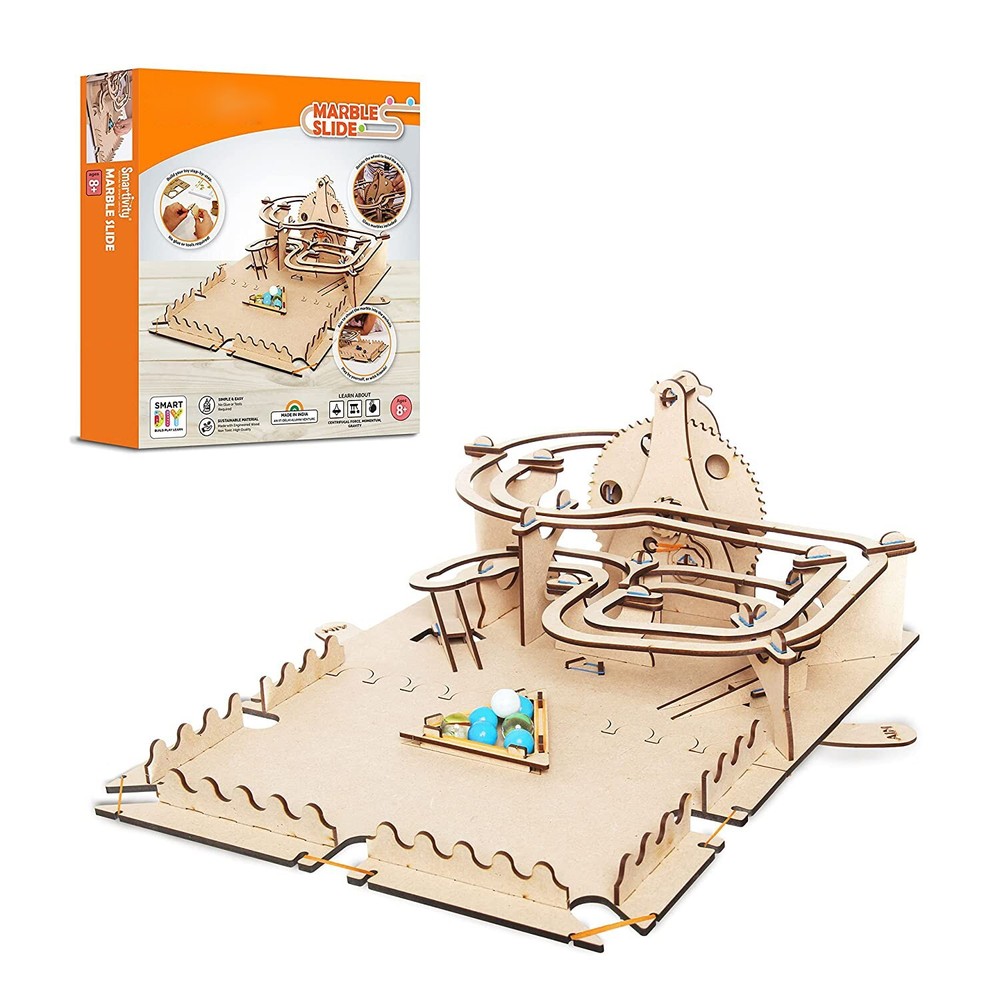 Roller Coaster Marble Slide STEM DIY Kit for Kids 8-14 Years US