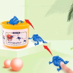 1-20pcs Jumping Frog Toy Parent-child Bounce Frogs Anxiety Toy for Kids Assorted