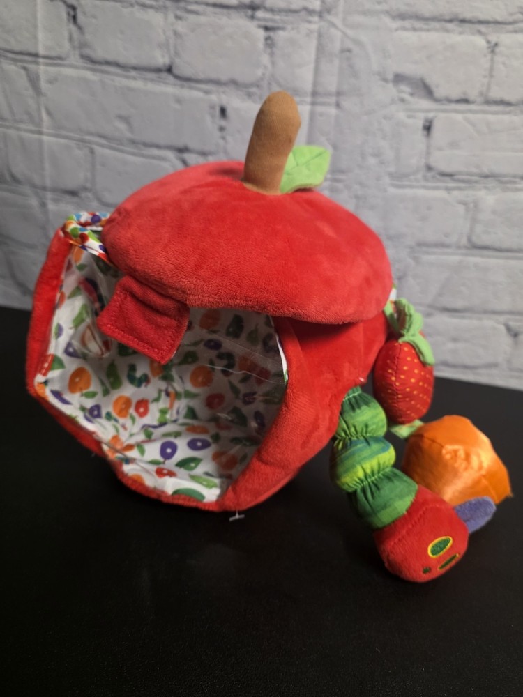 The Very Hungry Caterpillar Eric Carle Apple Plush Toy Baby Toddler Fruit