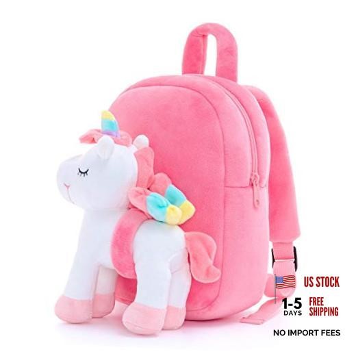 Unicorn Toddler Backpack Stuffed Unicorn Toys Kids A01 Unicorn White Toy